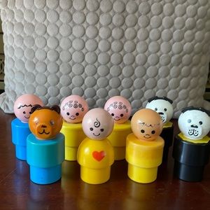 Vintage large Fisher Price people.